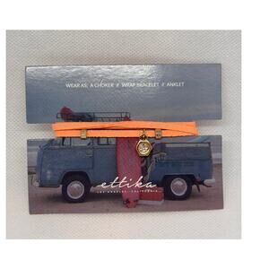 NEW ETTIKA REVOLVE Choker Necklace Wrap Bracelet & Anklet 3-In-1 Fashion Jewelry